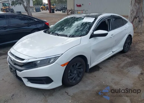 2018 Honda Civic Ex из США, поврежденный, VIN 2HGFC2F78JH503016
